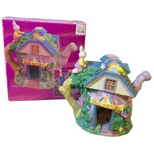 Decorative Easter Village Teapot Shaped House